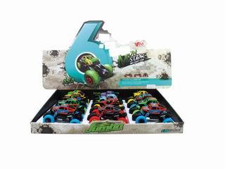 1:46 ALLOY PULL BACK CAR 12PCS,