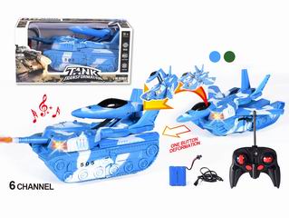 1:18 6 CHANNEL R/C TANK,