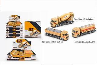 1:55 ALLOY TRUCK 9PCS,