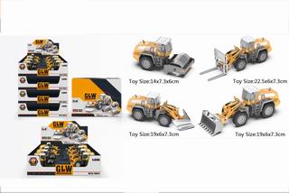 1:55 ALLOY TRUCK 8PCS,