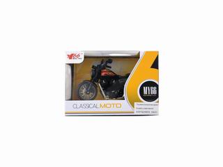 1:14 ALLOY PULL BACK MOTORCYCLE W/LIGHT & SOUND,