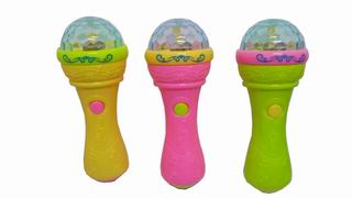 B/O MICROPHONE W/FLASH LIGHT,