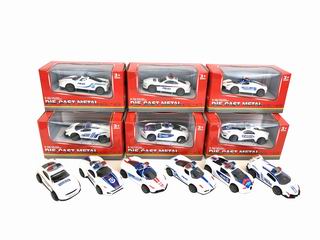 1:50 ALLOY PULL BACK POLICE CAR,