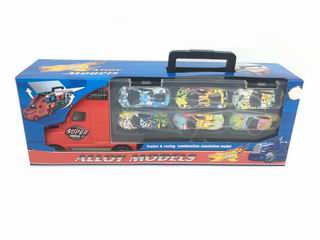 TRUCK W/6PCS ALLOY CAR,