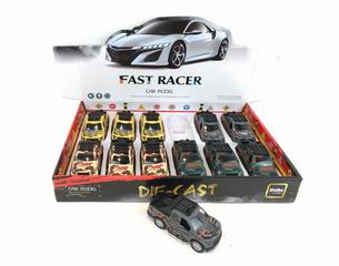 1:40 ALLOY PULL BACK CAR 12PCS,