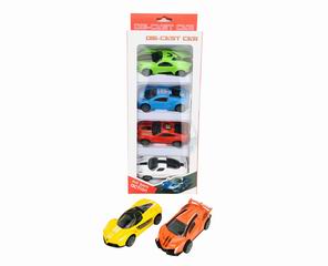 1:50 ALLOY PULL BACK CAR 4PCS,