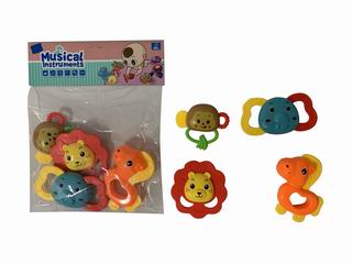 BABY RATTLES 4PCS,