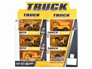 1：64 METAL FIRE TRUCK 12PCS,