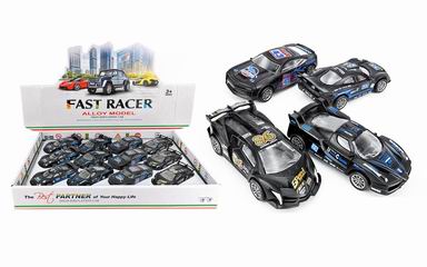 1:40 ALLOY PULL BACK CAR 12PCS,