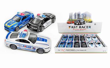 1:36 ALLOY PULL BACK CAR 12PCS,
