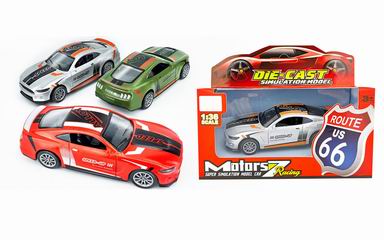 1:36 ALLOY PULL BACK CAR,