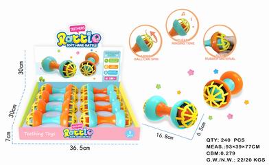 SLIDE BABY RATTLE 8PCS,