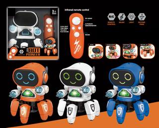 R/C ROBOT W/LIGHT & MUSIC,