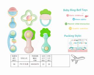 BABY RATTLES 6PCS,