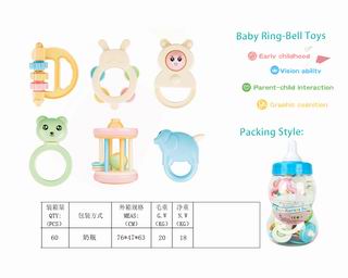 BABY RATTLES 6PCS,