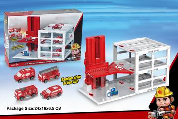 PARKING LOT W/1PCS CAR,