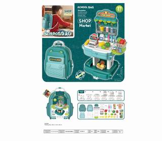 SHOP MARKET SCHOOLBAG 36PCS,