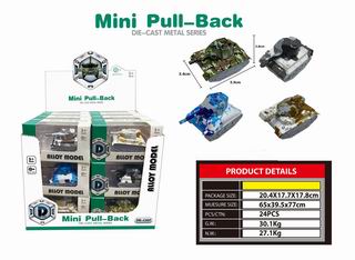 PULL BACK ALLOY TANK 24PCS,