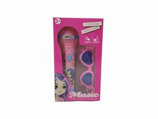 MICROPHONE W/GLASSES,