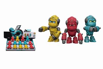 ALLOY GORILLA W/LIGHT & MUSIC 10PCS,