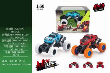 1：60 PULL BACK ALLOY CAR,
