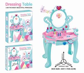 DRESSER SET W/LIGHT AND MUSIC,