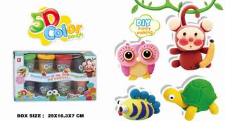 5D COLOR DOUGH 8PCS,