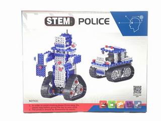 R/C BLOCK POLICE CAR,