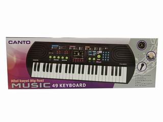 49 KEYELECTRONIC ORGAN W/MICROPHONE & RADIO,