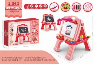 3 IN 1 TRAVEL STORAGE SKETCHPAD PROJECTION TABLET,