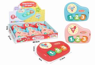 ELECTRONIC ORGAN W/LIGHT & MUSIC 9PCS,