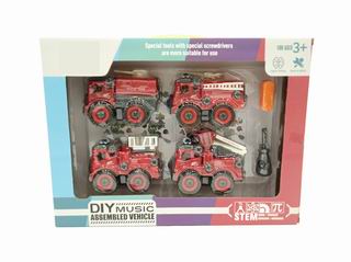 FIRE FIGHTING TRUCK 4PCS,