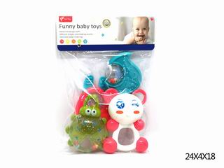 BABY RATTLES 4PCS,
