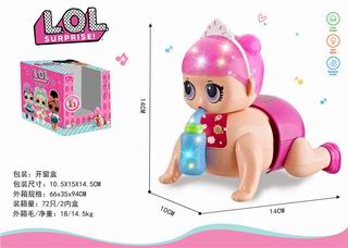 B/O DOLL W/LIGHT & MUSIC,