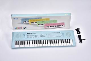61 KEYS ELECTRONIC ORGAN W/MICROPHONE & USB,