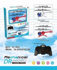 3 CHANNEL R/C DRAGONFLY PLANE,