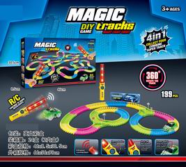 4 IN 1 DIY MAGIC TRACK 199PCS,