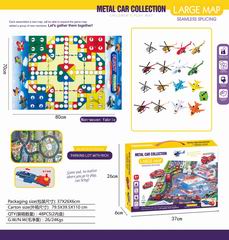 METAL CAR COLLECTION LARGE MAP,