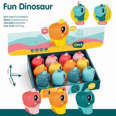PRESS DINOSAUR 12PCS,
