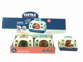 VOICE CONTROL INTERACTION CATTLE PET HOUSE 6PCS,