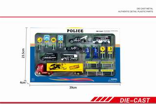 ALLOY POLICE SCENE SET,