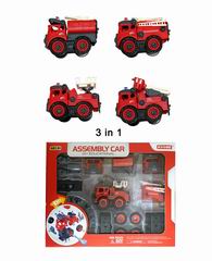 3 IN 1 DIY FIRE FIGHTING TRUCK,