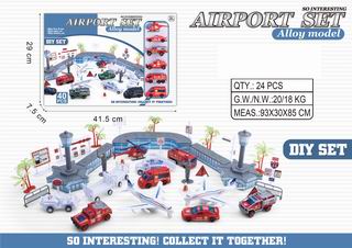 AIRPORT ALLOY MODEL SET 40PCS,