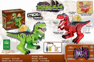 8 CHANNEL 2.4G R/C DINOSAUR W/SOUND & LIGHT,