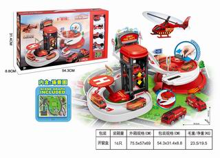 ALLOY FIRE CONTROL PARKING LOT 33PCS,