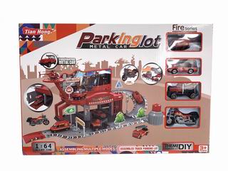 1:64 ALLOY FIRE FIGHTING PARKING LOT,