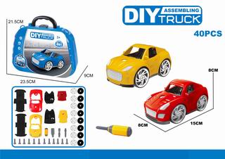4 IN 1 DIY ASSEMBLING CAR 40PCS,