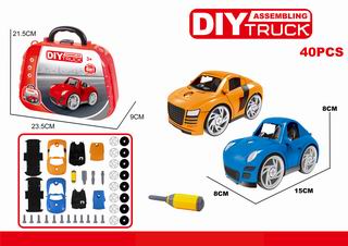 4 IN 1 DIY ASSEMBLING CAR 40PCS,