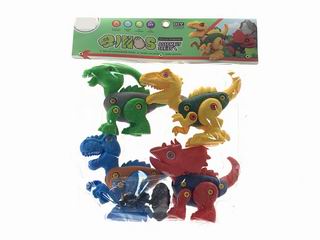 ASSEMBLY DINOSAUR 4PCS,