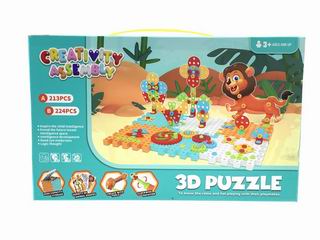 3D PUZZLE 213PCS,